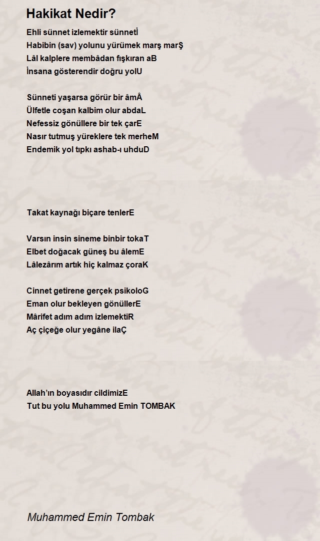 Muhammed Emin Tombak