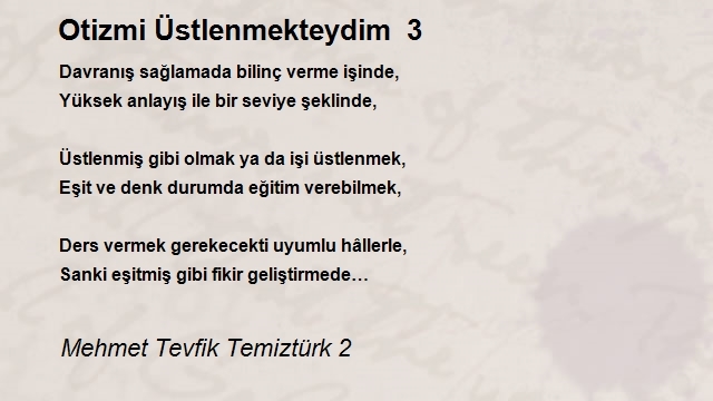 Mehmet Tevfik Temiztürk 2