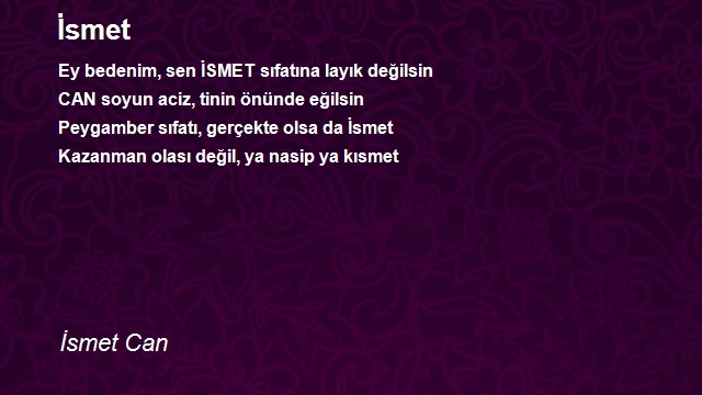 İsmet Can