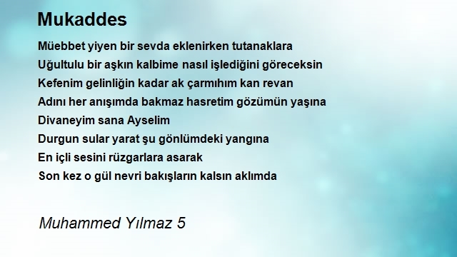 Muhammed Yılmaz 5