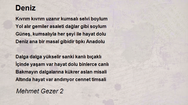 Mehmet Gezer 2