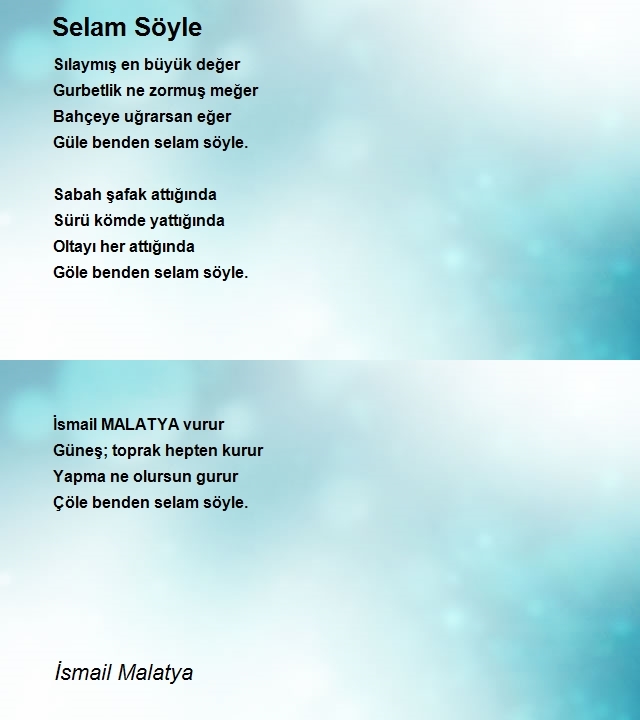 İsmail Malatya