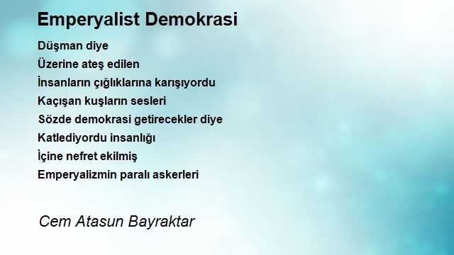 Cem Atasun Bayraktar