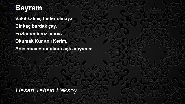 Hasan Tahsin Paksoy