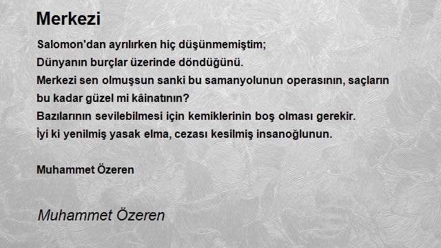 Muhammet Özeren