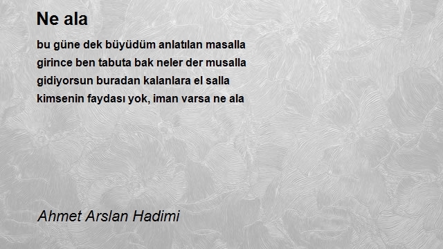 Ahmet Arslan Hadimi