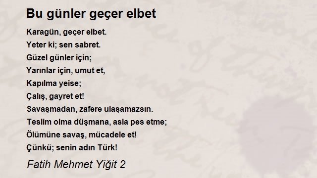 Fatih Mehmet Yiğit 2