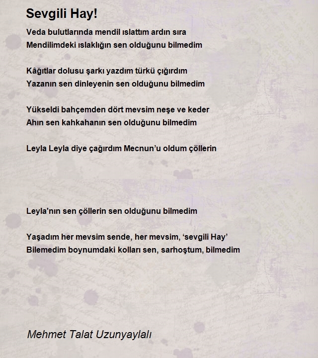 Mehmet Talat Uzunyaylalı