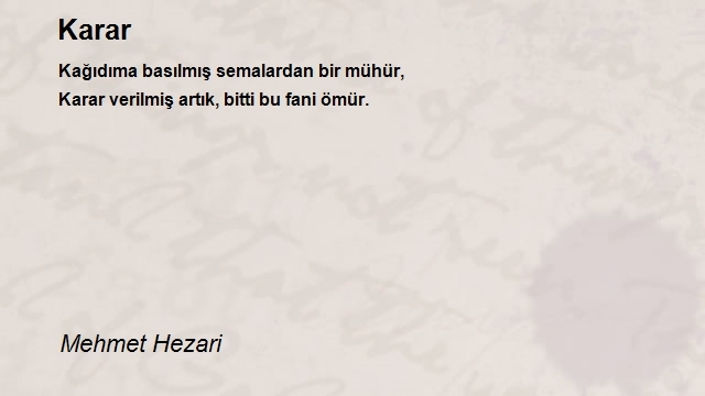 Mehmet Hezari