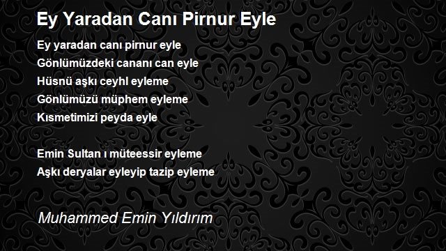 Muhammed Emin Yıldırım