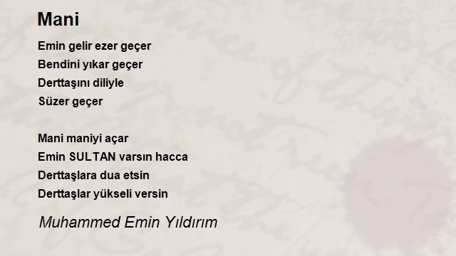 Muhammed Emin Yıldırım