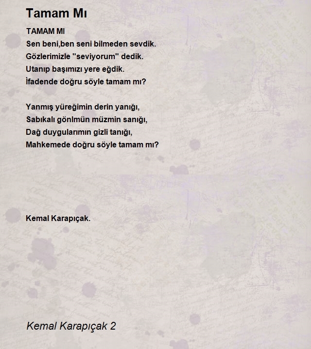 Kemal Karapıçak 2