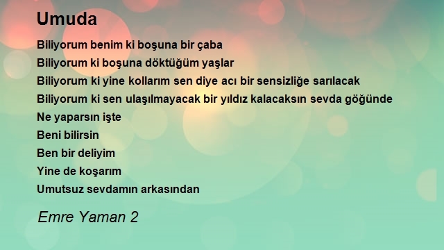 Emre Yaman 2