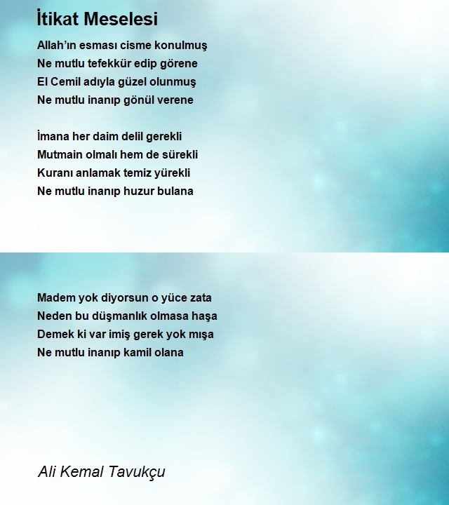 Ali Kemal Tavukçu