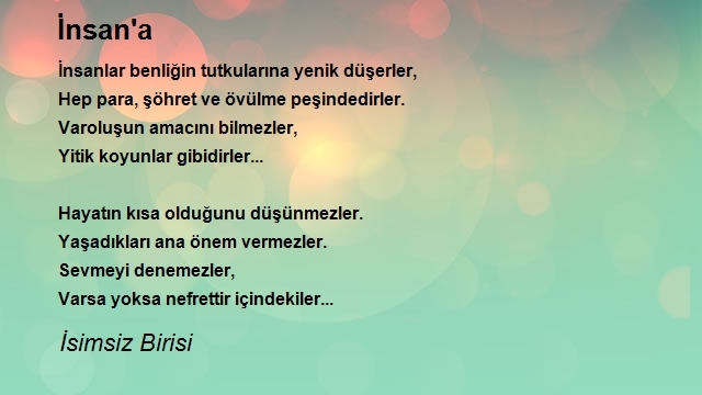 İsimsiz Birisi