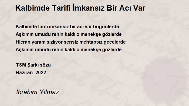 İbrahim Yılmaz