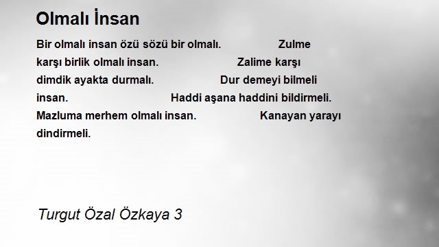 Turgut Özal Özkaya 3