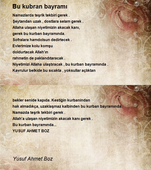 Yusuf Ahmet Boz