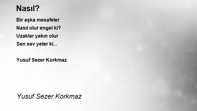 Yusuf Sezer Korkmaz