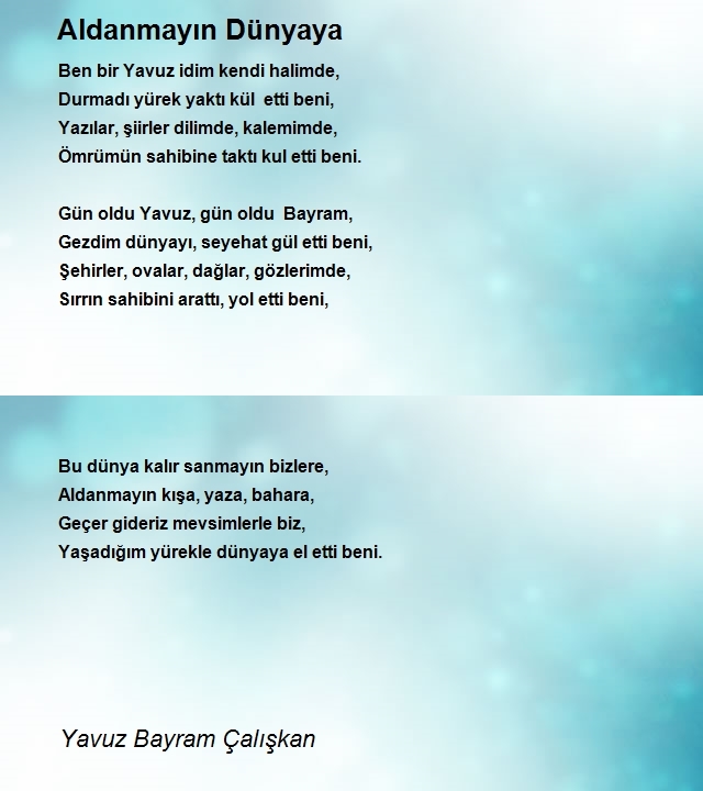 Yavuz Bayram Çalışkan