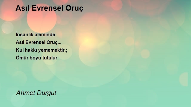 Ahmet Durgut