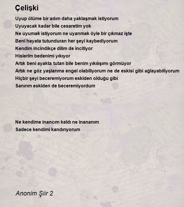 Anonim Şiir 2