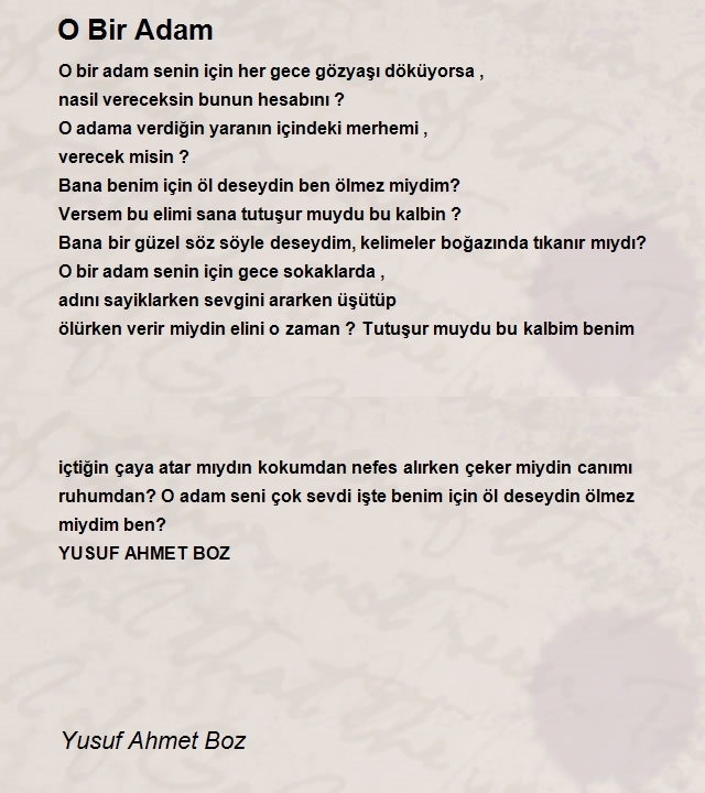 Yusuf Ahmet Boz