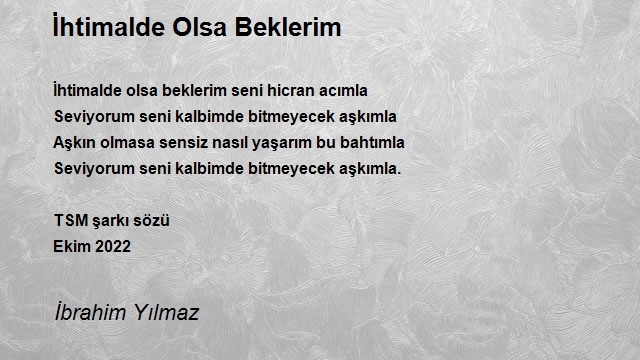 İbrahim Yılmaz