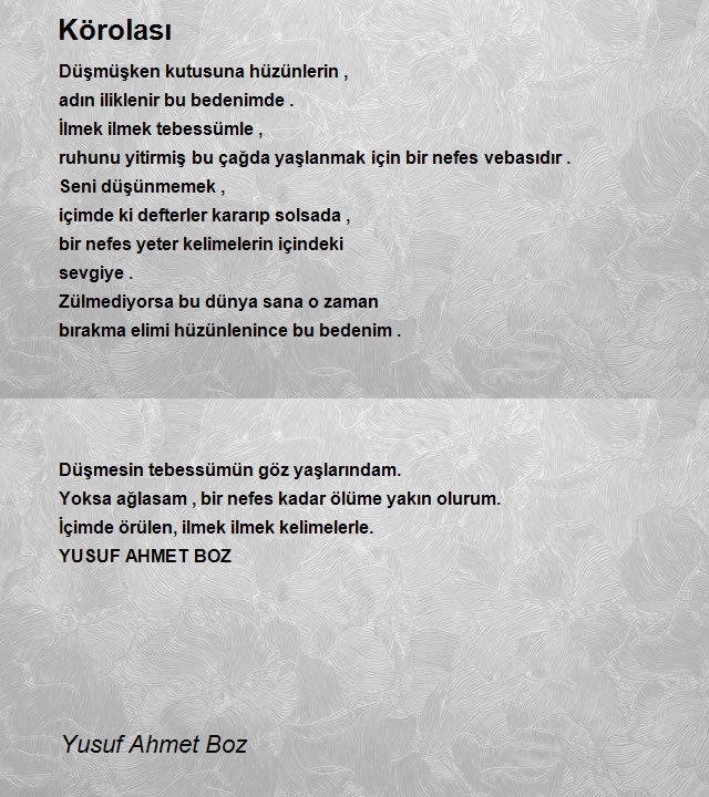 Yusuf Ahmet Boz