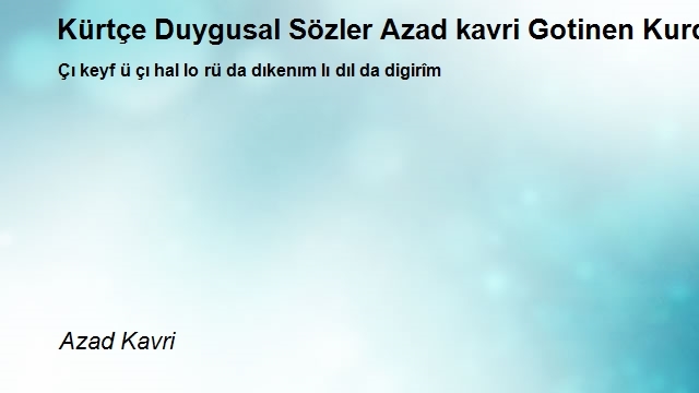 Azad Kavri