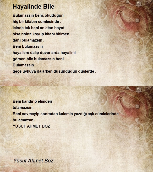 Yusuf Ahmet Boz