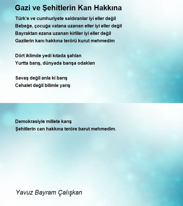 Yavuz Bayram Çalışkan