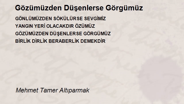 Mehmet Tamer Altıparmak