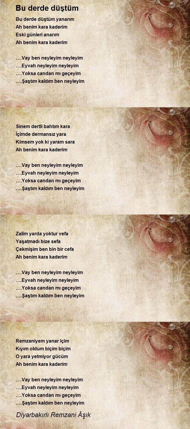 Diyarbakırlı Remzani Âşık