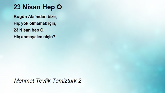 Mehmet Tevfik Temiztürk 2