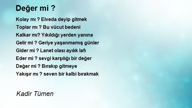 Kadir Tümen