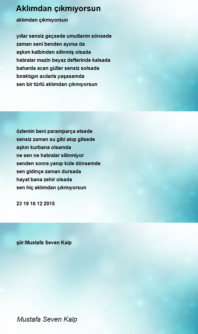 Mustafa Seven Kalp