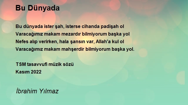 İbrahim Yılmaz