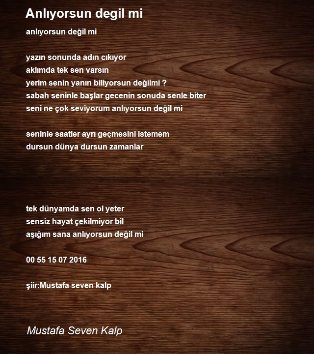 Mustafa Seven Kalp