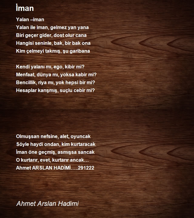 Ahmet Arslan Hadimi