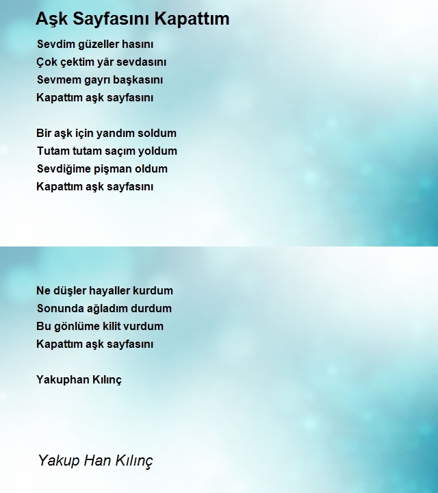 Yakup Han Kılınç