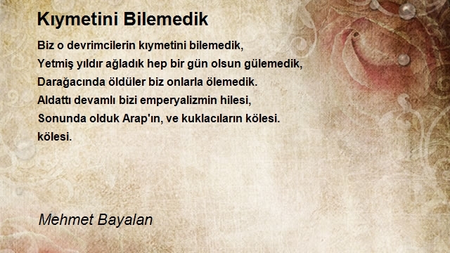 Mehmet Bayalan