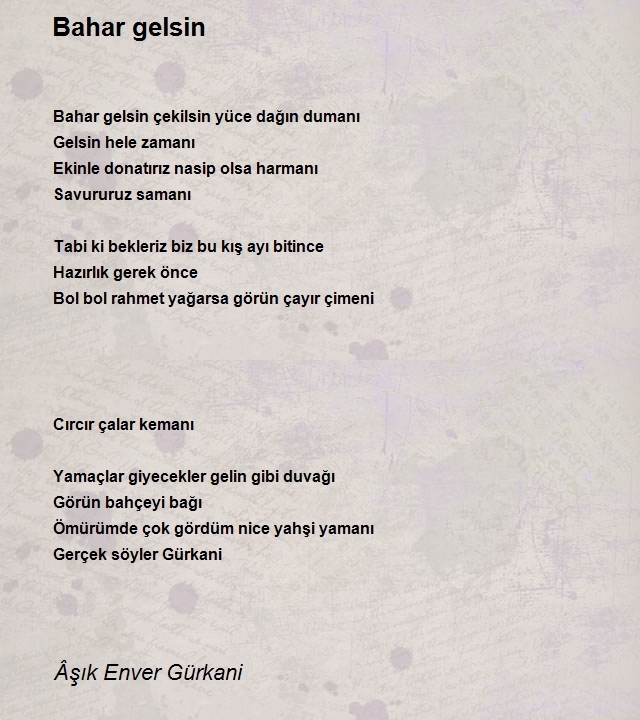 Âşık Enver Gürkani