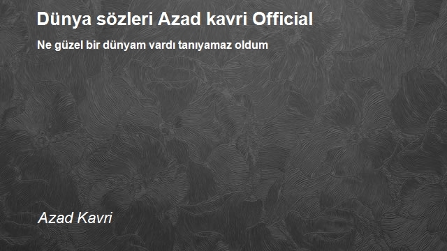 Azad Kavri