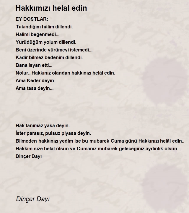 Dinçer Dayı