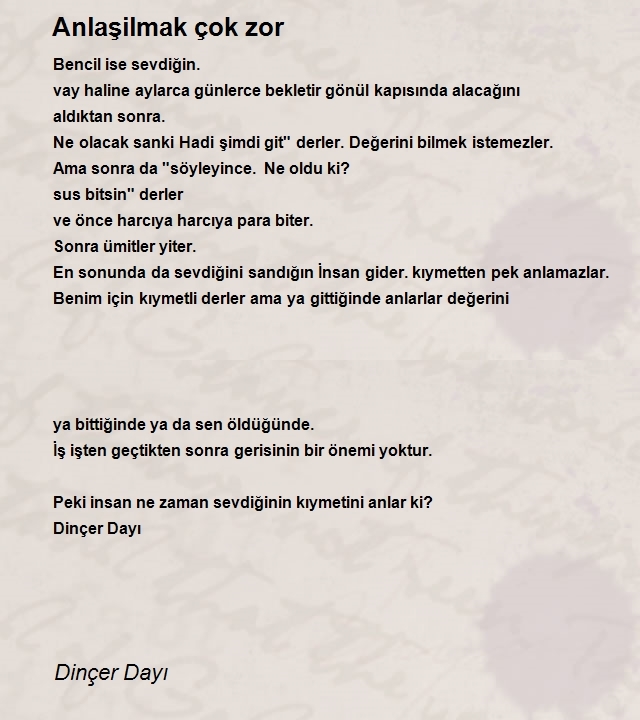 Dinçer Dayı