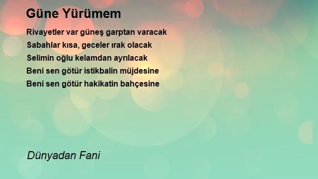 Dünyadan Fani