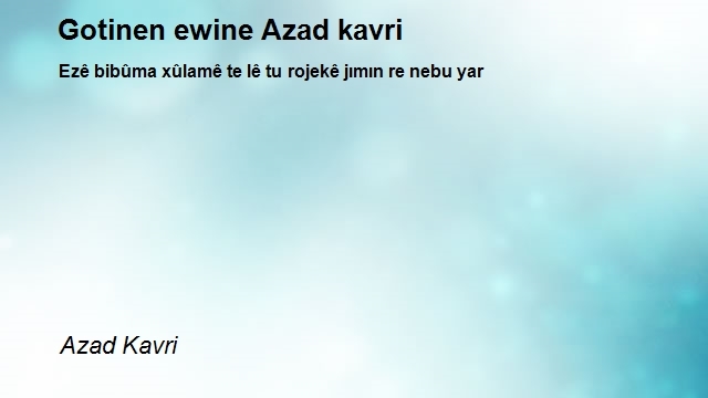 Azad Kavri