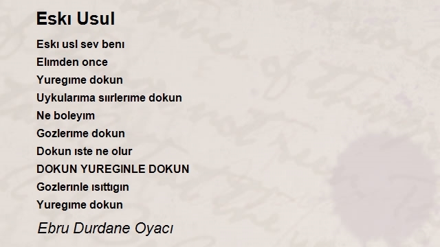 Ebru Durdane Oyacı