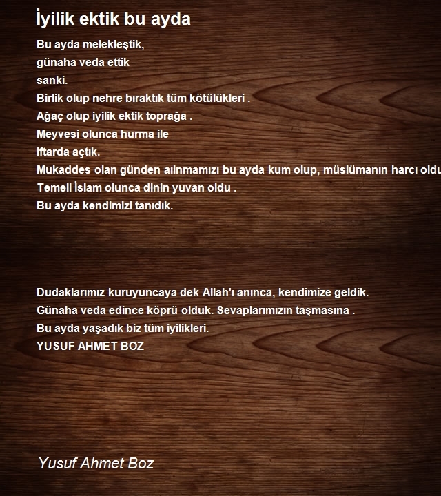 Yusuf Ahmet Boz